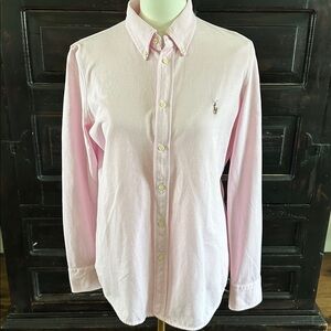 Ralph Lauren Pink Button-Down Oxford Shirt Size XL 100% Cotton